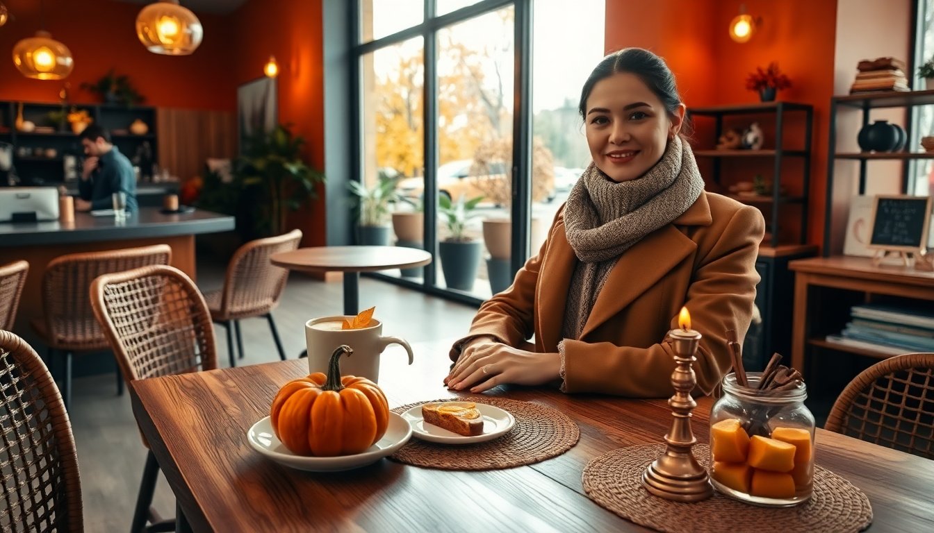 my favourite places pumpkin spice aesthetic deep oranges